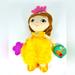 Disney Toys | Disney Baby Belle Activity Toy Beauty & The Beast Plush 9" Doll Lights Sounds | Color: Yellow | Size: Osbb