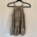 Anthropologie Tops | Anthropologie Sunday In Brooklyn Shimmer Swing Rank Top Size Xsmall | Color: Gold/Gray | Size: Xs