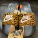 Nike Shoes | Brand New Cheetah Print Nike Slides Size 8 Women’s | Color: Black/Brown | Size: 8