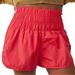 Free People Shorts | Free People Fp Movement Bright Red The Way Home Shorts Size M Nwot! | Color: Pink/Red | Size: M