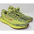 Adidas Shoes | Adidas Mens 8.5 Yeezy Boost 350 V2 Sneakers Yellow Gray Ape 779001 Lace Up Low T | Color: Green | Size: Men's 8.5