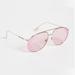 Burberry Accessories | New Burberry Aviator Pink Alice Sunglasses Eyewear | Color: Gold/Pink | Size: Width: 5.5in, Length 2in, Lens Width: 61mm