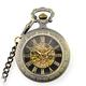 VejiA Gentleman Pocket Watch, Pocket Watch,Retro Mechanical Skeleton Men's Steampunk Pocket Watch
