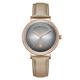 GOLDEN MAPLE Women‘s Watch Swiss Quartz Movement Watch for Women Minimalist Style Design Leather Watch - Ivy Series, Gray