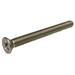 ZORO SELECT 2AE19 #10-32 x 2-1/2 in Phillips Flat Machine Screw, Plain 18-8