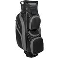 NEW 2024 REVCORE Premium Golf Cart Bag, Tour Grade Synthetic Leather, 14 Way Full-Length Individual Dividers, Black Nickel Alloy Hardware, 2 Cooler Pockets, 2 Felt-Lined Waterproof Pockets Matte Black