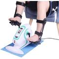 Mini Cross-Trainer,Fitness Motorized Electric Mini Exercise Bike Pedal Exerciser Mini Cycling with Protective Gear Fitness Exercise Bike Rehab Trainer Effective Leg Trainer
