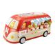 F Fityle Busy Learning Food Toy Interactive Bus School Bus Learning Toys Funny Baby Musical Bus Toys for Ages 1 2 3 Years Old Children, Red