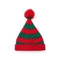 IBLUON Deluxe Plush Santa Hat, Christmas Gift Xmas Decoration Knitted Christmas Hat Cute Pom Pom Adult Kids Soft Beanie Santa Hat New Year Party Kids Déguisements de Noël (Color : Adult 3)