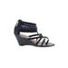 Steve Madden Sandals: Black Solid Shoes - Women's Size 6 - Open Toe