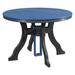 Rosecliff Heights Caeson 44 L x 44 W Outdoor Table Plastic in Blue/Black | 30 H x 44 W x 44 D in | Wayfair D46BAEF40694429CA3CDFD9A871865A7