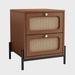 Bay Isle Home™ Alexendria 2 - Drawer Nightstand Wood in Brown | 21.6 H x 17 W x 17 D in | Wayfair 4BBB18A9683541A28CC933E8F2393D65