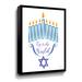 The Holiday Aisle® Oy to the World by Yass Naffas Designs - Print on Canvas in White | 36 H x 48 W x 2 D in | Wayfair