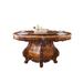 Bloomsbury Market Alixx Dining Table Wood in Brown | 31.4 H x 62.9 W x 62.9 D in | Wayfair 0322196EF7AE475E82695DAF4D427358