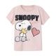 name it - T-Shirt Nkfnanni Snoopy In Sepia Rose, Gr.110