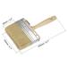 Staining Paint Brush for Walls 4.7" Width 1.2" Double Thick Bristle - Yellow - 4.7" x 1.2"