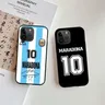Coole diego armando maradonas telefon hülle für iphone 15 14 13 12 11 x xr xs xsmax 8 7 plus mini