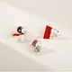 Snoopy Broschen Abzeichen Anime Emaille Pins Revers Abzeichen Cartoon kreative Paar Pin Brosche