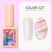 Koaiezne DIY Nail Lacquer Easy Peel Nail Lacquer Top & Base Coat Water Based Nail Lacquer And Ladies Girl Decorative Products Solid Nail Lacquer 15ml