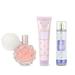 Ariana Grande Ari 3 Pc Gift Set 3.4oz EDP Spray 3.4oz Body Souffle 4oz Body Mist