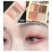 Daqian 6-color Eyeshadow Earth Color High Gloss Repair Matte Pearlescent Eyeshadow Eyeshadow Clearance Eyeshadow for Brown Eyes