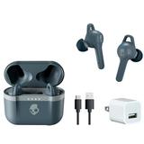 Skullcandy Indy Evo True Wireless in-Ear Headphones - with Charging Plug (Chill Grey)