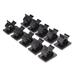Huanledash 10Pcs Adhesive Backed Nylon Adjustable Cable Clips 16mm Wire Clamps Organizers