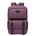Travel Backpack Vintage Canvas Rucksack Convertible Duffel Bag Carry On Backpack Fit for 16 Inch Laptop Bag (Violet)