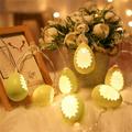 WSBDENLK Easter Eggs Wire String Lights 1.5M 10 Led Battery Operated Light Party Home Decor Lamps Decorative Lights Indoor Decorative Lights Lamps