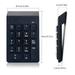 WILLBEST Keyboards Portable 18-Key Mini 2.4G Wireless Numeric Keypad Vintage Square Keyboard