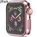 YuiYuKa 2/3/4 Pack Soft Case Cover Compatible with Apple Watch 41mm 40mm 38mm 45mm 44mm 42mm TPU Shell Protector Bumper Covers Replacement iWatch Series 9 8 7 6 SE 5 4 3 2 1