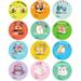 WaaHome Happy Valentines Day Stickers 36pcs 1.5in Valentines Stickers for Kids Adults Label Stickers Envelope Seal Stickers Valentines Day Party Favors Gift Labels to from Stickers - Animal