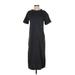 Old Navy Casual Dress - Midi: Black Solid Dresses - Women's Size Small