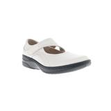 Women's Golda Mary Jane Flat by Propet in White Onyx (Size 9 1/2 4E)