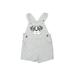 Carter's Short Sleeve Outfit: Gray Tops - Size 6 Month