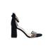 Vince Camuto Heels: Black Leopard Print Shoes - Women's Size 8 - Open Toe