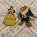 Disney Jewelry | Beauty & Beast Disney Pins | Color: Gold/Red | Size: Os