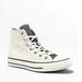 Converse Shoes | Chuck Taylor Hi Top Denim/White Sneaker | Color: White | Size: 8