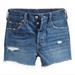 Levi's Shorts | Levi's 501 Shorts Denim Jean Cutoff Distressed Silver Lake Blue | Color: Blue | Size: 27