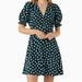 Kate Spade Dresses | Kate Spade - Floral Dot Dress | Color: Green/White | Size: 0