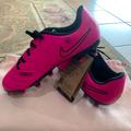 Nike Shoes | Nike Jr. Tiempo Legend Club Kids' Soccer Cleats | Color: Black/Pink | Size: 4bb