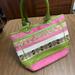 Coach Bags | Coach Bleeker Striped Bag | Color: Green/Pink | Size: Os