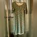 Lularoe Dresses | Lularoe Nicole Dress | Color: Green/Pink | Size: M