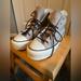 Converse Shoes | Converse Womens Sherpa Chuck Taylor All Star Platform High Top Sneaker | Color: Gray/White | Size: 9
