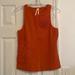 Anthropologie Tops | Anthropologie Sleeveless Burnt Orange Top With Crochet Accent - Nwt Size M | Color: Orange | Size: M