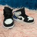 Nike Shoes | Air Jordans 1 White Black And Blue | Color: Black/Blue | Size: 7bb