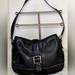 Coach Bags | Coach Vintage Hampton Black Leather Shoulder Bag | Color: Black | Size: Os