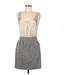 Tabitha Casual Dress - Mini Scoop Neck Sleeveless: Gray Dresses - Women's Size 6