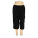 Lee Casual Pants - High Rise Culotte Cropped: Black Bottoms - Women's Size 16