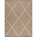 Brown 83.86 x 62.99 x 0.28 in Area Rug - Ebern Designs Rectangle Benthe Indoor/Outdoor Area Rug | 83.86 H x 62.99 W x 0.28 D in | Wayfair